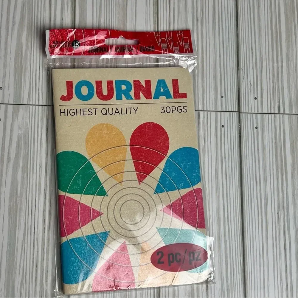 Studio 18 Two Pack 30 Pages Lined Ruled Notebook Journals NWT